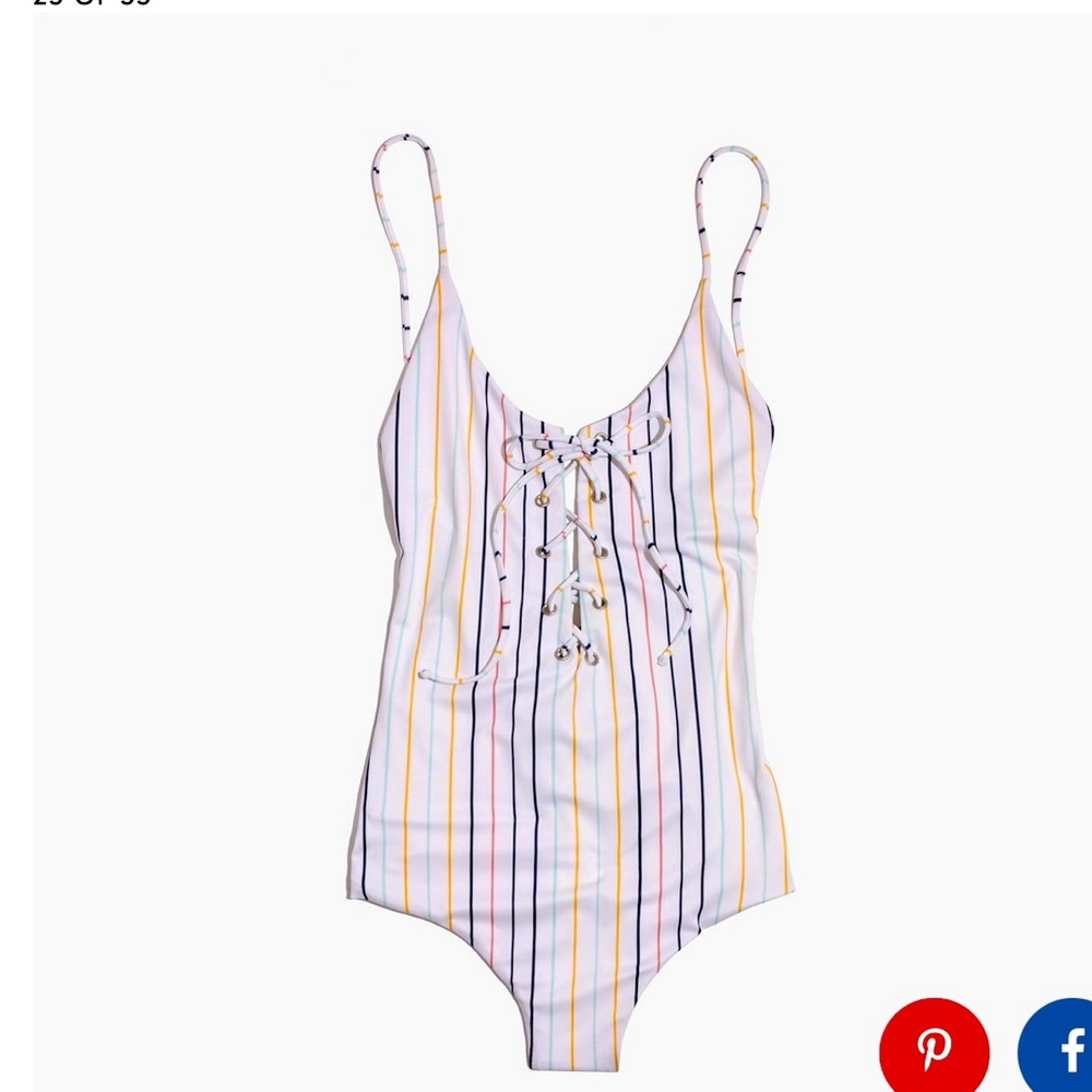 Tavik Monahan Lace Up Swimsuit NEW